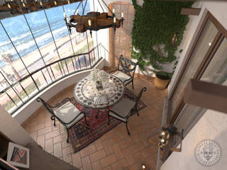 İspanyol tarzı balkon, Orkun BULUT Orkun BULUT Balcony Ceramic
