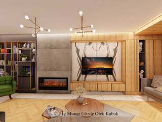 İ.C.Ç. EVİ PROJESİ, GO Design İç Mimarlık GO Design İç Mimarlık Moderne Wohnzimmer