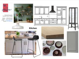 Wohnung. Berlin. Mitte. 2018-2019/ Homestyling/ReDesign, NK-Line NK-Line 北欧デザインの キッチン