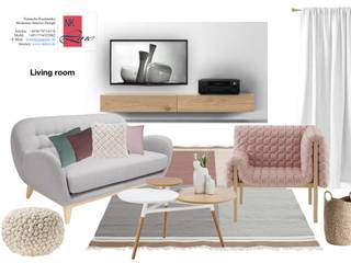 Homestyling/ ReDesign, NK-Line NK-Line Scandinavian style living room