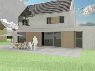 moderne nieuwbouw woning Dongen, koenen ontwerp + bouwzaken koenen ontwerp + bouwzaken Single family home