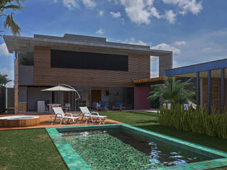 CASA ROBROB, Lozí - Projeto e Obra Lozí - Projeto e Obra Modern Pool