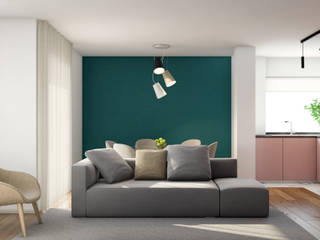 Apartamento Flamingo, Alma Braguesa Furniture Alma Braguesa Furniture Salones de estilo escandinavo