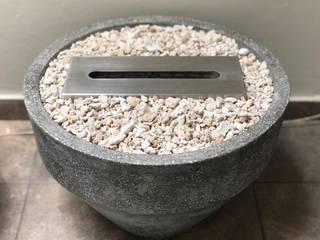 Chimenea Ecológica de bioetanol. Modelo: Maceta rústica, ARTEFLAMA ARTEFLAMA منازل