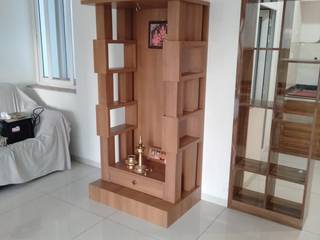 Mr.Unnikrishnan's Residence, Urban Forest, Whitefield, Bangalore, Design Space Design Space Modern dining room Plywood