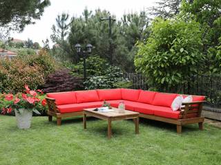 TeakConcept Penelope Köşe Takımı, TeakConcept TeakConcept Giardino moderno Legno Effetto legno