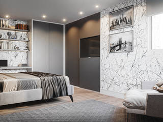 Dormitórios, Triple Arquitetura Inteligente Triple Arquitetura Inteligente Спальня в стиле модерн