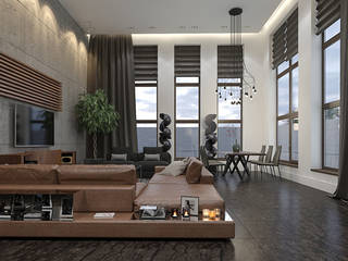 Paragon, pashchak design pashchak design Living room لکڑی Wood effect