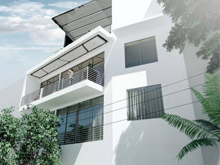 Balcon el peñon, Am arquitectura Am arquitectura Casas de estilo minimalista