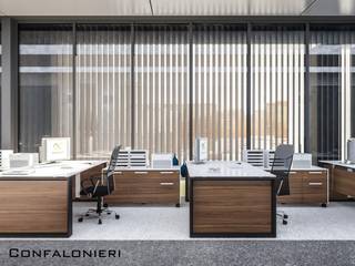 Uffici Rigamonti, Denis Confalonieri - Interiors & Architecture Denis Confalonieri - Interiors & Architecture Kantor & Toko Modern