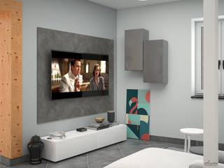 Zone giorno - Design & Render, Santoro Design Render Santoro Design Render Modern living room