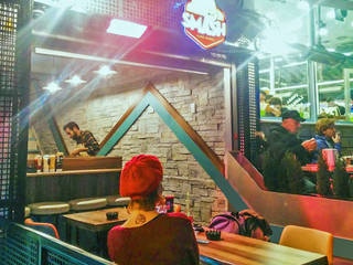 SMASH FOOD WORKS, MAHAL MİMARLIK MAHAL MİMARLIK Ruang Komersial