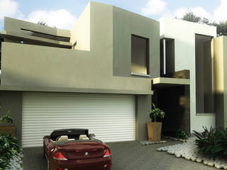 House Sandown, Huneberg Viljoen Architects Huneberg Viljoen Architects บ้านและที่อยู่อาศัย