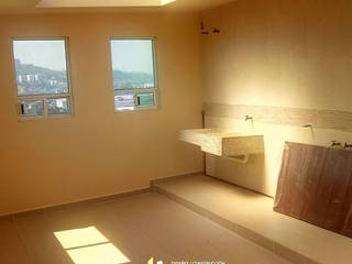 Construcción de vivienda Cartagena, disey construccion y diseño disey construccion y diseño Ванная комната в стиле модерн Плитка