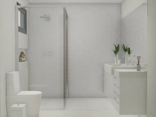 JL - Banheiro Casal, Tric Studio Arquitetura Tric Studio Arquitetura Modern bathroom