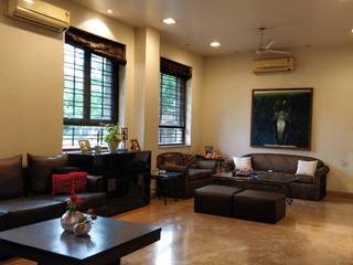 RESIDENCE PROJECT, Rashi Agarwal Designs Rashi Agarwal Designs Modern Living Room Wood Wood effect