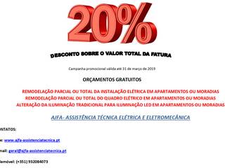 CONSULTE A NOSSA CAMPANHA PROMOCIONAL, AJFA - Assistência Técnica Elétrica e Eletromecânica AJFA - Assistência Técnica Elétrica e Eletromecânica