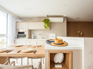 Projeto Brava Home Resort I, La Decora La Decora Modern kitchen