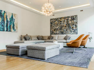 Residencial Bosques de Santa Fe, BP construcciones & acabados BP construcciones & acabados Modern living room