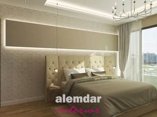 Konut Projesi, elif alemdar interior elif alemdar interior Kamar tidur kecil Kayu Wood effect