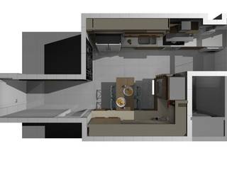 Cozinha, Ana Adriano Design de Interiores Ana Adriano Design de Interiores Kitchen units MDF Wood effect