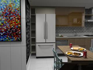 Cozinha, Ana Adriano Design de Interiores Ana Adriano Design de Interiores Kitchen units MDF Wood effect