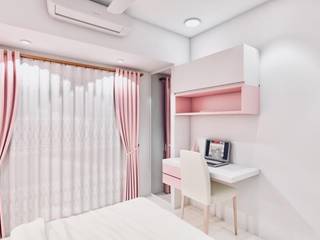 residence at Kandivali link road, The 7th Corner Interior The 7th Corner Interior Kamar tidur kecil Kayu Lapis