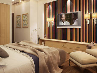 Elegant Hotel Room, IPixilia IPixilia ห้องนอน