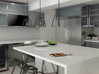 Cocina El Cigarral, Proyectos C&H C.A Proyectos C&H C.A Kitchen ایلومینیم / زنک