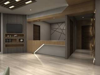 Lobby Guest House Bandung, Maxx Details Maxx Details Modern corridor, hallway & stairs Drawers & shelves