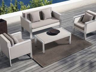 Unsere Outdoor Geflechtmöbel aus Ecolene & Viro - UV-beständig & frostfest, Jarke Teak & Rattan Jarke Teak & Rattan Jardines de estilo moderno