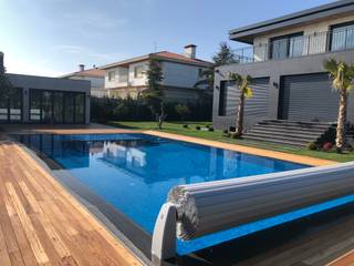 İhlas Marmara Evlerinde Havuz & Havuz Güvenlik Panjuru, Pool Office Havuzculuk Pool Office Havuzculuk Piscinas de jardim