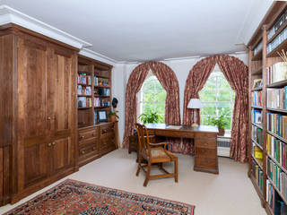 St James - His Study designed and made by Tim Wood, Tim Wood Limited Tim Wood Limited Study/office Wood Brown