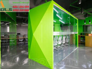 Thiet ke noi that van phong Contactor - Tan Binh, xuongmocso1 xuongmocso1 Commercial spaces