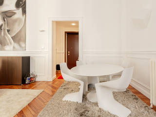 Ristrutturazione Appartamento di 100mq a Torino, quartiere Crocetta, Facile Ristrutturare Facile Ristrutturare Living room