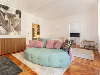 Ristrutturazione Appartamento di 100mq a Torino, quartiere Crocetta, Facile Ristrutturare Facile Ristrutturare Living room