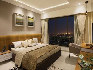 Sewri Show flat,Mumbai , A&J Design Studio A&J Design Studio Modern Bedroom