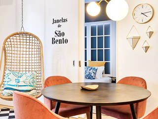 Janelas de S. Bento, Porto - SHI Studio Interior Design, ShiStudio Interior Design ShiStudio Interior Design Scandinavian style dining room