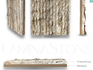 ​LAMINA STONE ® TEXTURES+COLLECTION, Lamına Stone Lamına Stone Tường & sàn phong cách mộc mạc Đá vôi
