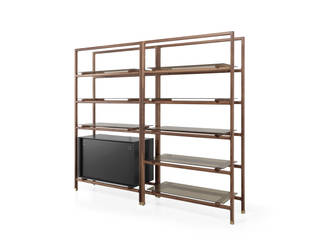 Float bookshelf, Wewood - Portuguese Joinery Wewood - Portuguese Joinery ห้องทำงาน/อ่านหนังสือ ตู้เก็บของและชั้นวาง