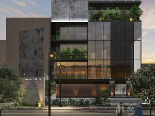 Administrative Building, STUDIO PARADIGM STUDIO PARADIGM مساحات تجارية