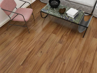 Tobac Acacia VistaParquet Project, Global Woods Global Woods Salon moderne Contreplaqué Ambre/Or