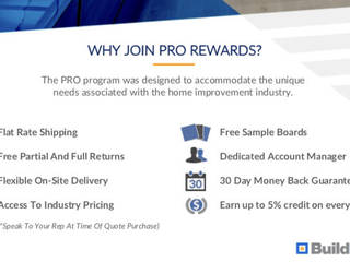 Pro Rewards with BuildDirect , BuildDirect BuildDirect Pisos