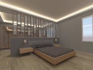 DAİRE MOBİLYA TASARIMLARI, ASN İç Mimarlık ASN İç Mimarlık Modern Yatak Odası Ahşap Ahşap rengi