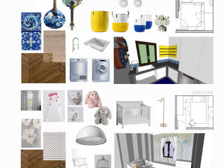 Boutique Home - Vila Nova de Gaia, Sarah Paula - Interior Design Sarah Paula - Interior Design комнаты для новорожденных