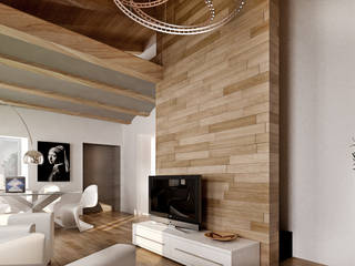 WoodSticks, BAAG atelier BAAG atelier Modern living room Wood Wood effect