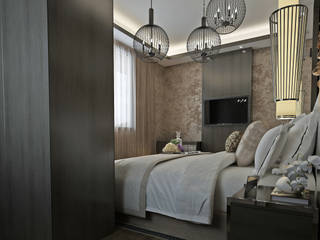 50GR Mimarlık – Küçükçekmece Yatak Odası :  tarz Yatak Odası