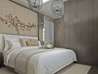 50GR Mimarlık – Küçükçekmece Yatak Odası :  tarz Yatak Odası