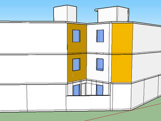 DEPARTAMENTOS, FRANCISCO MONTIEL FRANCISCO MONTIEL Multi-Family house کنکریٹ