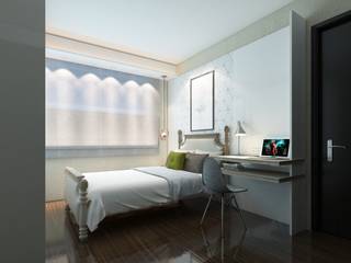 50GR Mimarlık – Küçükçekmece Misafir Odası:  tarz Yatak Odası